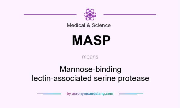What does MASP mean? It stands for Mannose-binding lectin-associated serine protease
