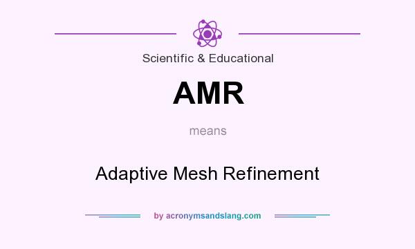 What does AMR mean? It stands for Adaptive Mesh Refinement