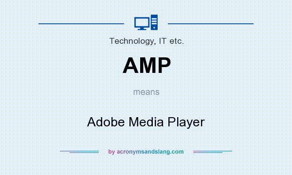 What does AMP mean? It stands for Adobe Media Player