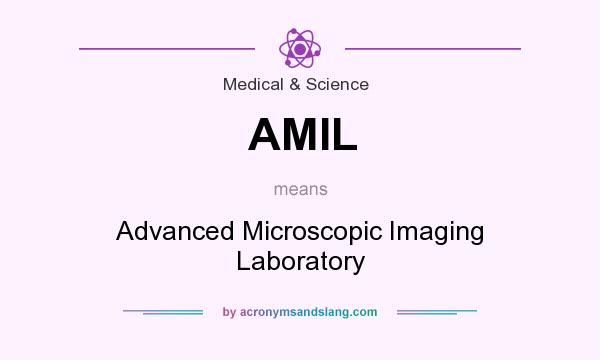What does AMIL mean? It stands for Advanced Microscopic Imaging Laboratory