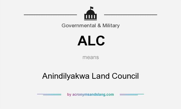 What does ALC mean? It stands for Anindilyakwa Land Council