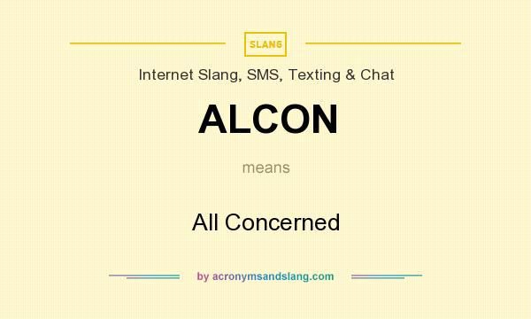 alcon stands for