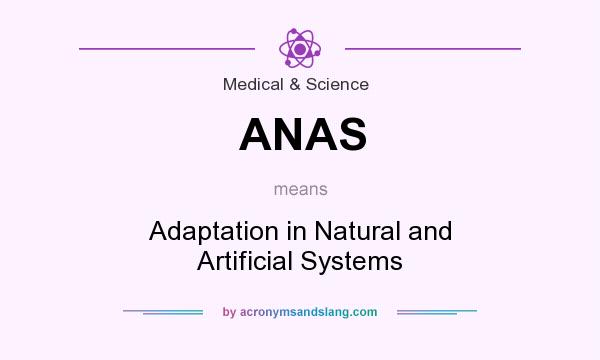 What does ANAS mean? It stands for Adaptation in Natural and Artificial Systems