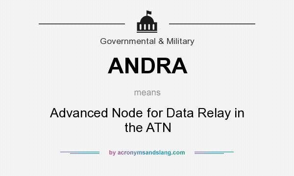 What does ANDRA mean? It stands for Advanced Node for Data Relay in the ATN