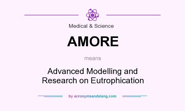 What does AMORE mean? It stands for Advanced Modelling and Research on Eutrophication
