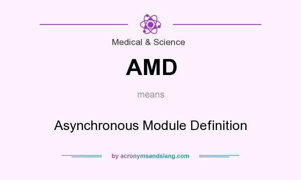 What does AMD mean? It stands for Asynchronous Module Definition