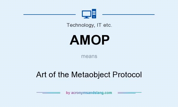 What does AMOP mean? It stands for Art of the Metaobject Protocol
