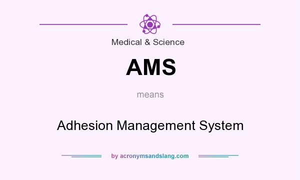 What does AMS mean? It stands for Adhesion Management System