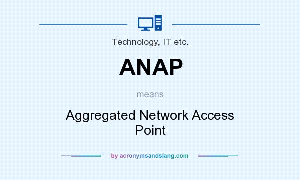 What does ANAP mean? It stands for Aggregated Network Access Point