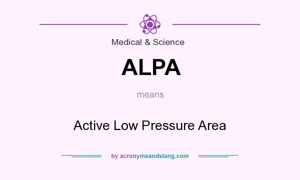 What does ALPA mean? It stands for Active Low Pressure Area
