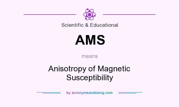 What does AMS mean? It stands for Anisotropy of Magnetic Susceptibility