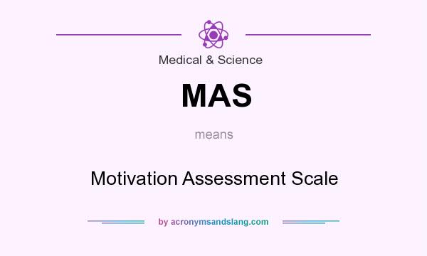 What does MAS mean? It stands for Motivation Assessment Scale