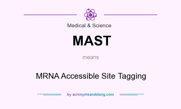 What does MAST mean? It stands for MRNA Accessible Site Tagging