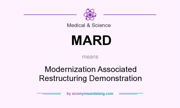What does MARD mean? It stands for Modernization Associated Restructuring Demonstration