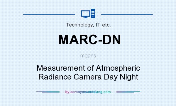 What does MARC-DN mean? It stands for Measurement of Atmospheric Radiance Camera Day Night