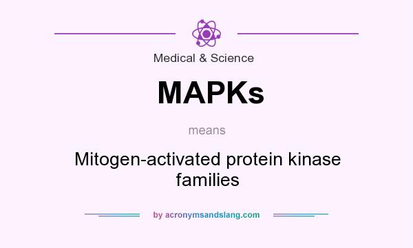 What does MAPKs mean? It stands for Mitogen-activated protein kinase families