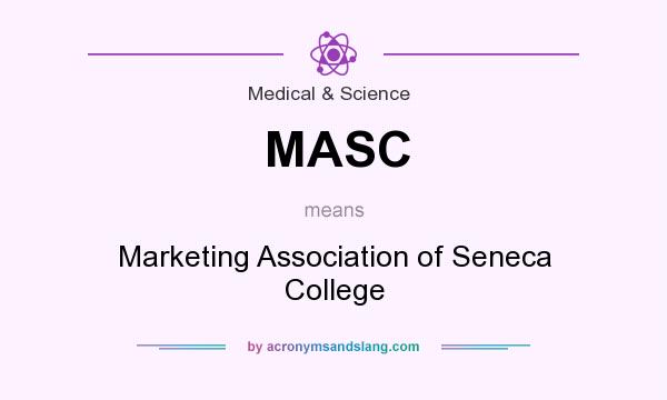 What does MASC mean? It stands for Marketing Association of Seneca College