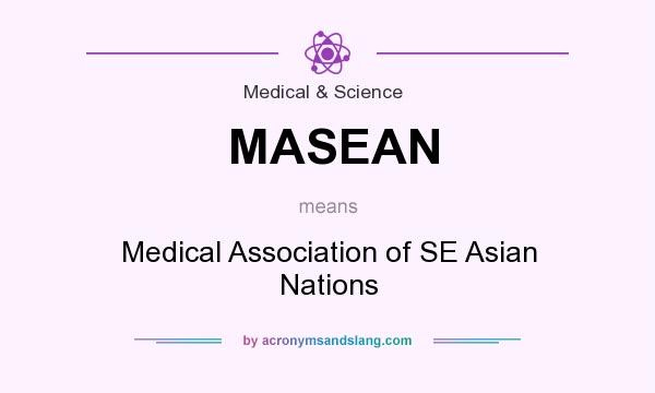 What does MASEAN mean? It stands for Medical Association of SE Asian Nations