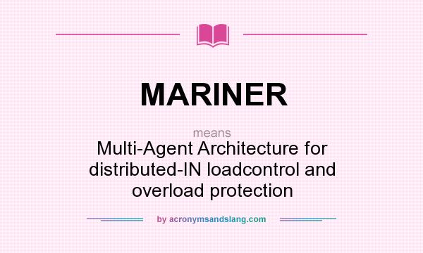What does MARINER mean? It stands for Multi-Agent Architecture for distributed-IN loadcontrol and overload protection