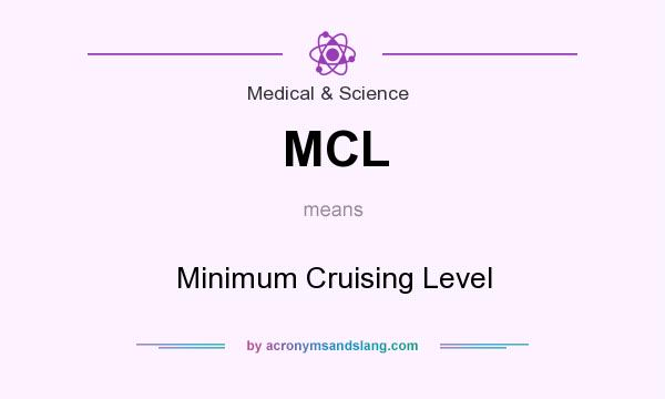 What does MCL mean? It stands for Minimum Cruising Level