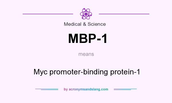 What does MBP-1 mean? It stands for Myc promoter-binding protein-1