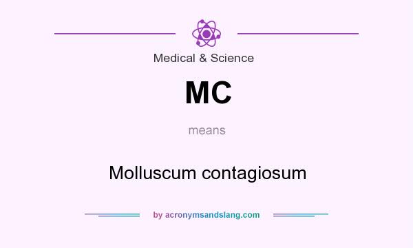 What does MC mean? It stands for Molluscum contagiosum