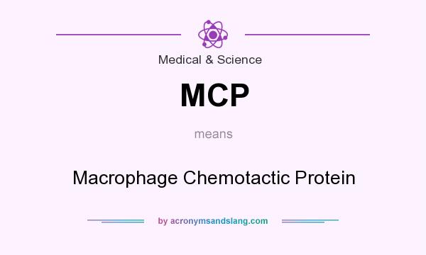 What does MCP mean? It stands for Macrophage Chemotactic Protein