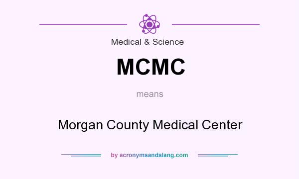 What does MCMC mean? It stands for Morgan County Medical Center