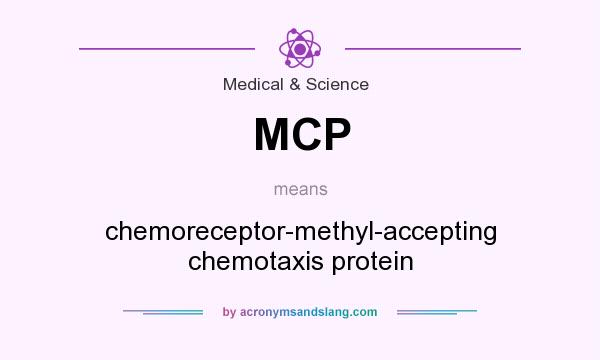 What does MCP mean? It stands for chemoreceptor-methyl-accepting chemotaxis protein