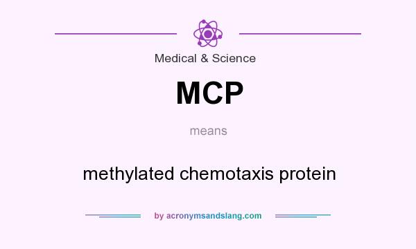 What does MCP mean? It stands for methylated chemotaxis protein