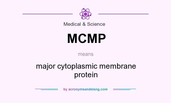 What does MCMP mean? It stands for major cytoplasmic membrane protein
