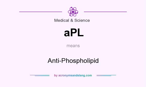 What does aPL mean? It stands for Anti-Phospholipid