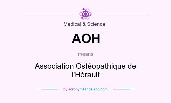 What does AOH mean? It stands for Association Ostéopathique de l`Hérault