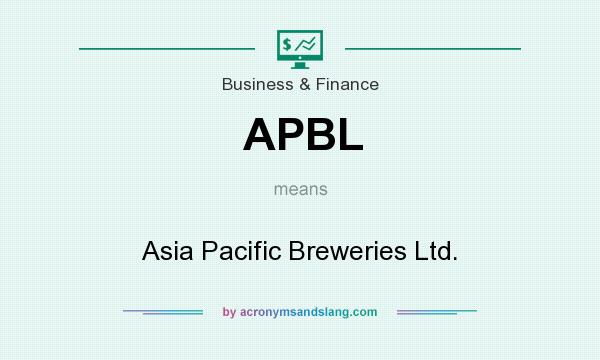 What does APBL mean? It stands for Asia Pacific Breweries Ltd.
