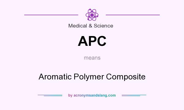 What does APC mean? It stands for Aromatic Polymer Composite
