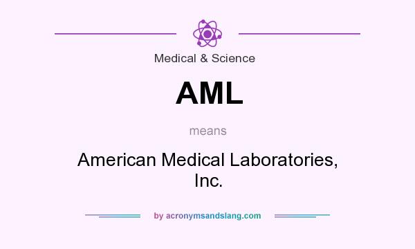 What does AML mean? It stands for American Medical Laboratories, Inc.