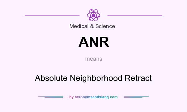 What does ANR mean? It stands for Absolute Neighborhood Retract