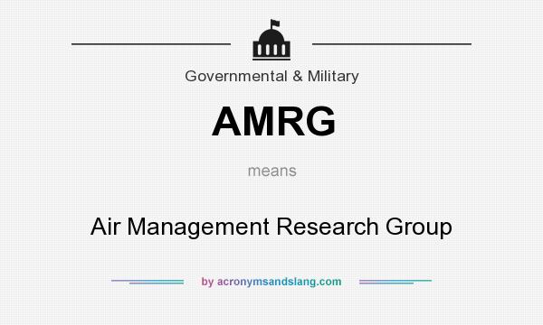 What does AMRG mean? It stands for Air Management Research Group