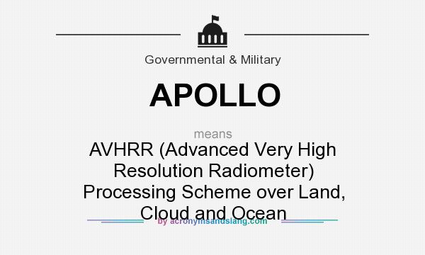 What does APOLLO mean? It stands for AVHRR (Advanced Very High Resolution Radiometer) Processing Scheme over Land, Cloud and Ocean