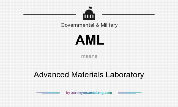 What does AML mean? It stands for Advanced Materials Laboratory