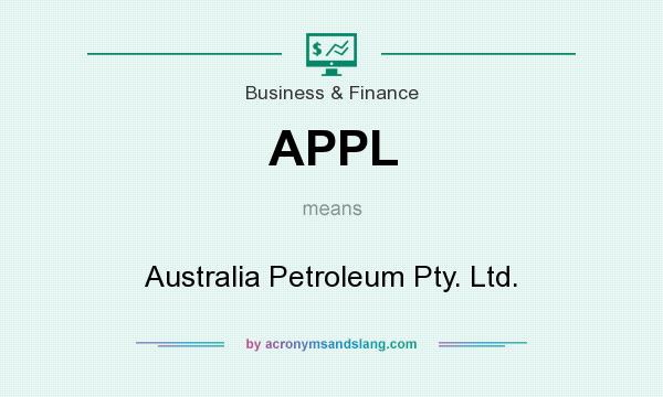 What does APPL mean? It stands for Australia Petroleum Pty. Ltd.