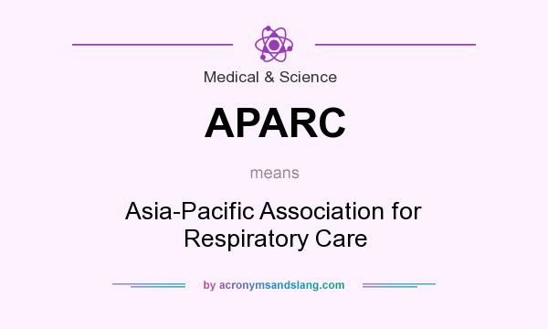 What does APARC mean? It stands for Asia-Pacific Association for Respiratory Care