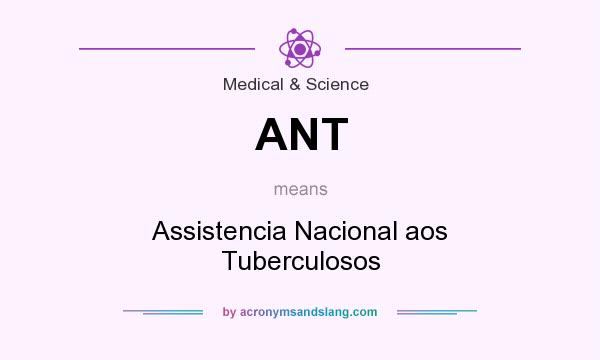 What does ANT mean? It stands for Assistencia Nacional aos Tuberculosos