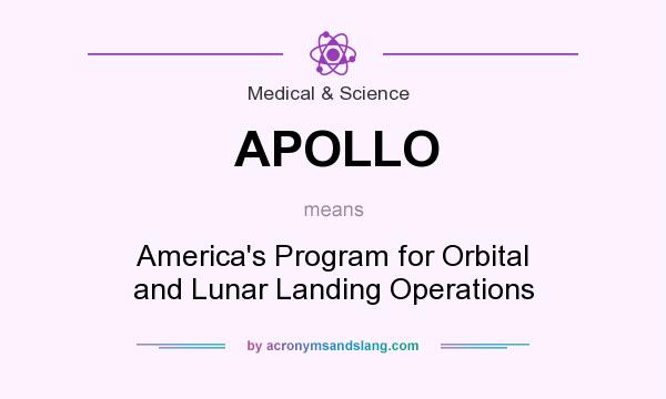 What does APOLLO mean? It stands for America`s Program for Orbital and Lunar Landing Operations