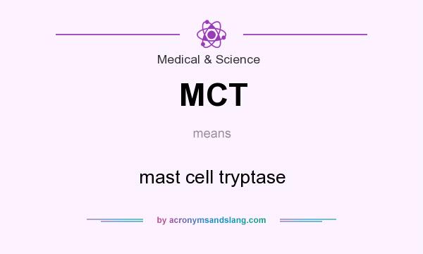 What does MCT mean? It stands for mast cell tryptase