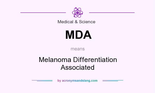 What does MDA mean? It stands for Melanoma Differentiation Associated