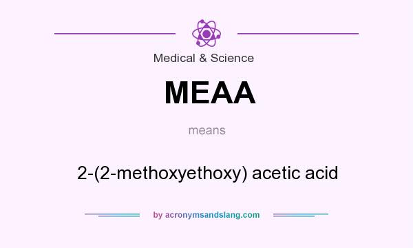 What does MEAA mean? It stands for 2-(2-methoxyethoxy) acetic acid