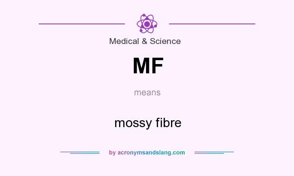 What does MF mean? It stands for mossy fibre