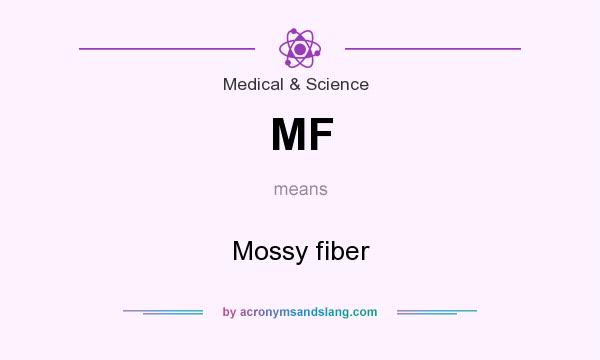 What does MF mean? It stands for Mossy fiber