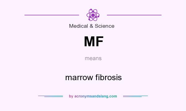 What does MF mean? It stands for marrow fibrosis